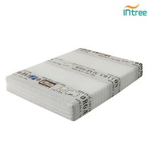 인트리 [인트리] 오가닉 코튼 5존 템퍼 메모리폼 매트리스 싱글(S)슈퍼싱글(SS)퀸(Q) 라텍스매트