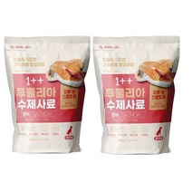 가수분해 투뿔리아 수제사료 동애등에(민감체질/면역) 800g 2개+체험킷2개+고급간식2개+반품가능, 연어(피부/눈건강)