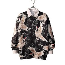 크리스마스 남자 니트 브랜드 못생긴 스웨터 빈티지 하라주쿠 크레인 풀오버 남성 2022