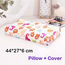 라텍스 아기 침구 수면 베개 평면 방지 정형 외과 어린이 아이 목 쉐이핑 메모리 폼 공장, [09] fish pillow