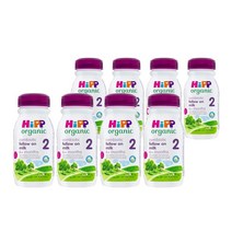 HiPP 힙 콤비오틱 액상 분유 2단계 200ml x 8팩 여행용 휴대용 힙분유