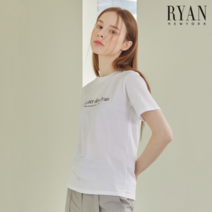 리안뉴욕 인기리오더 온라인단독 리안 로고 티셔츠_WT