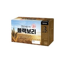 [총 2개] 쌍계명차 김동곤 명인이 만든 블랙보리 100티, 1.2g x 100티 2개
