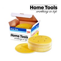 홈툴스 사포 원형사포 5인치 8홀 샌딩페이퍼 50장, 320방(50장)