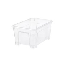 이케아 SAMLA 삼라 수납함 투명 보관함 28x19x14cm 5L, 9개