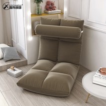 다다미 침대 등받이 의자 귀여운 침실 싱글 베이 접이식 1인용 이동식 소파베드 슈퍼싱글, 11 대형 소프트 플란넬 브라운 커피 색상 (요추 베개
