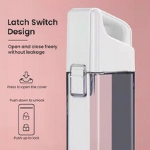 휴대용 고농도 수소수 생성기 셀프 클리닝 모드 포함 수소가 풍부한 350ml 물병, 한개옵션0