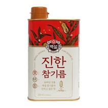CJ제일제당 백설 진한 참기름 500ml, 1개