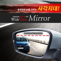 와이드 뷰 미러 발수코팅 사긱지대 해소_르노삼성, 뉴 SM5 임프레션~09년12월.62, A타입