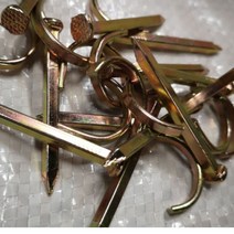 20mm 아연도금 파이프 홀더못 배관고정 반원 사각 못