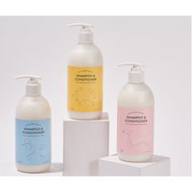 펫 닥터수+리틀똥츄 강아지 백모용 약용 유기농 샴푸&컨디셔너, 1개, 500ml