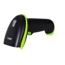 택배 스캐너 휴대용 무선 블루투스 바코드 1D USB 레이저 리더 2.4G 수신기 포함 지원 전화 PC iOS 안드로이드 시스템, Green, 02 Green