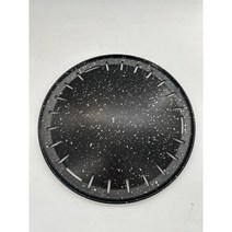 마블 코팅 원형 불판 막힘 330mm 업소용 고기 삼겹살 고기판, 1개