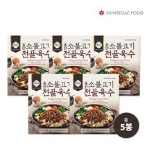 신세계푸드 올반 소불고기 전골 육수 200g X 5봉, 5개