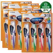 유한덴탈케어 S미세모 칫솔 x 24개, 4개입, 6개
