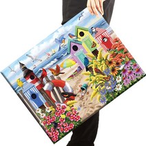 [당일 국내발송] 보석십자수 캔버스형 액자 세트 40x50cm, Q20모델