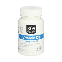 365byWholeFoodsMarket비타민D31000IU250Softgels 소프트겔