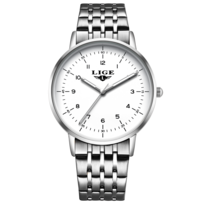 LIGE 메탈시계 클래식명품방수워치 남성패션쿼츠손목시계 LG10032