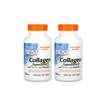 2개X 닥터베스트 콜라겐 13타입 비타민C 1000mg 180정, (아이허브) 2개X Doctors BEST