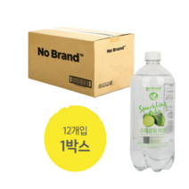[노브랜드] 스파클링 라임 1L 상큼한 0 kcal, 12개