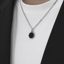 남자 목걸이 학생 코인 체인 스트릿 Double sided coin