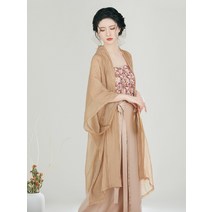 빈티지 전통 데일리 무대 여자 철릭 원피스 한복 도포 하오리 자수 퓨전 치마 우아한