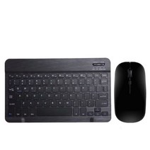 무선 블루투스 키보드 마우스 레노버 패드 프로 탭 2 3 4 8 10 플러스 M10 FHD P12 P11 P10 P8 E7 E8 E10 요가 도서 10.1 태블릿, Korea Layout, Black and Mouse