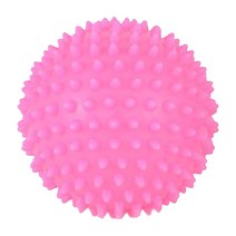 등 바디 부품 myofascial 7.5 cm 직경용 핸즈 스파이크 마사지 볼, 핑크, 7.5cm 직경, PVC