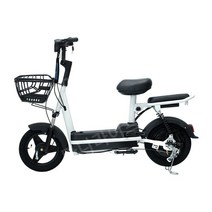 배달용 전기자전거 전동 스쿠터 장거리용 바이크 자토바이 출퇴근용, 48V12A 납산 배터리(충전기 포함), 검은 색