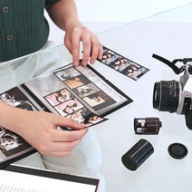 인생 네컷 셀프 포토북 사진첩 고등 중등 학장 앨범 스크랩북 3가지 색상 4권이상, 스카이