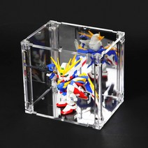 건큐브 건담케이스 SD건담(싱글케이스) - 프라모델 피규어 아크릴 장식장, 01. SD 싱글케이스（뒷덮개 투명형）