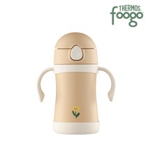 써모스 푸고 프리미엄 뉴트럴 유아용 텀블러 280ml TKFF-280, 뉴트럴베이지(BG), 1개