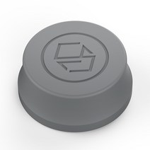신지모루 링고미니 배꼽 거치대, 그레이, 1개