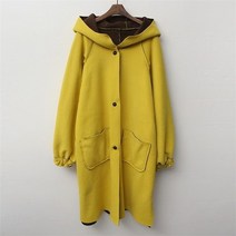 아이우먼 유니크빅후드롱코트 ADB238M011 빅사이즈