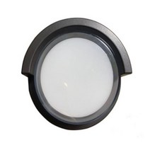 나스필 LED 8W 서클 벽등 다크브라운 벽부등 KS 벽조명 방수 센서등 조도센서 자동점등 8W 옥외 야외 외벽, 나스필 서클 벽등 다크브라운-주광색