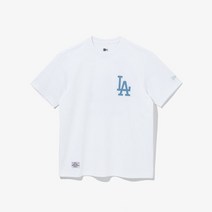 뉴에라 공용 MLB 빅 페이즐리 LA 다저스 티셔츠 화이트 13086599 DW