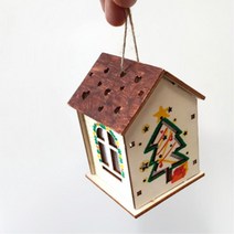 원데이클래스 우드 크리스마스 조명만들기 세트 트리장식 유치원 야외 모임, 사슴