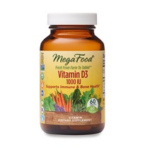 Megafood 비타민 d3 1000lu 타블렛, 60개입, 1개