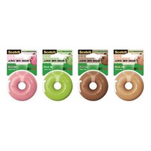 3M스카치 도넛매직테이프 810DN 12mm x 10m, 멜론