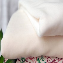 패브릭샵 오가닉코튼 벨로아무지 2컬러, 백아이보리