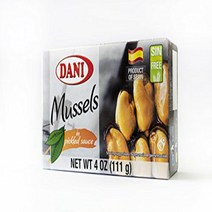 Dani Mussels in Pickled Sauce ( Escabeche) Canned 4 oz ( 110 g), 1