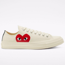 국내매장용 컨버스 CONVERSE 남성 여성 컨버스 X 꼼데가르송 플레이 척 70 에그렛 150207C 운동화 스니커즈 슈즈 신발