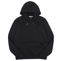 옥스타 닥스훈트 자수 후드티 기모 후드티셔츠