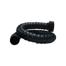 KNOKOO 1.2M 대나무 흡연 덕트 파이프 FES150 추출기, 02 Black Color