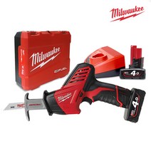 밀워키 12V 충전 미니 컷쏘 C12 HZ-402C 4.0Ah 배터리2개 날포함, 1개