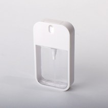 새로핸즈 휴대용 포켓 스프레이용기 사각 화이트캡 20ml, 단품