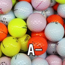 브랜드 로스트볼 A- 100알 모음, 100개, 젝시오 화이트 컬러 피스 혼합 A-