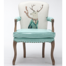 유럽 1인 소파 침실 의자 가죽 앤틱 벤치 클래식, H