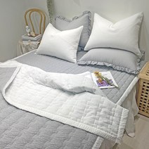 이즈베딩 아이리스 쿨링 냉감 선염 시어서커 리플 여름이불 패드 세트