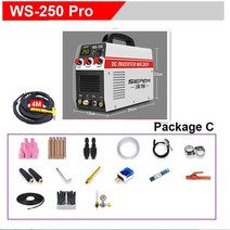 아르곤 용접기 20-250A 인버터 전기 용접기 DIY 용접 작업 및 전기 작업용, 06 Three buttons C